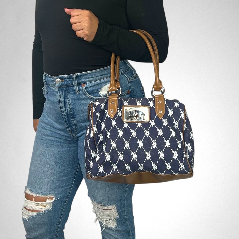US POLO ASSN. Denim Mini Duffel Bag